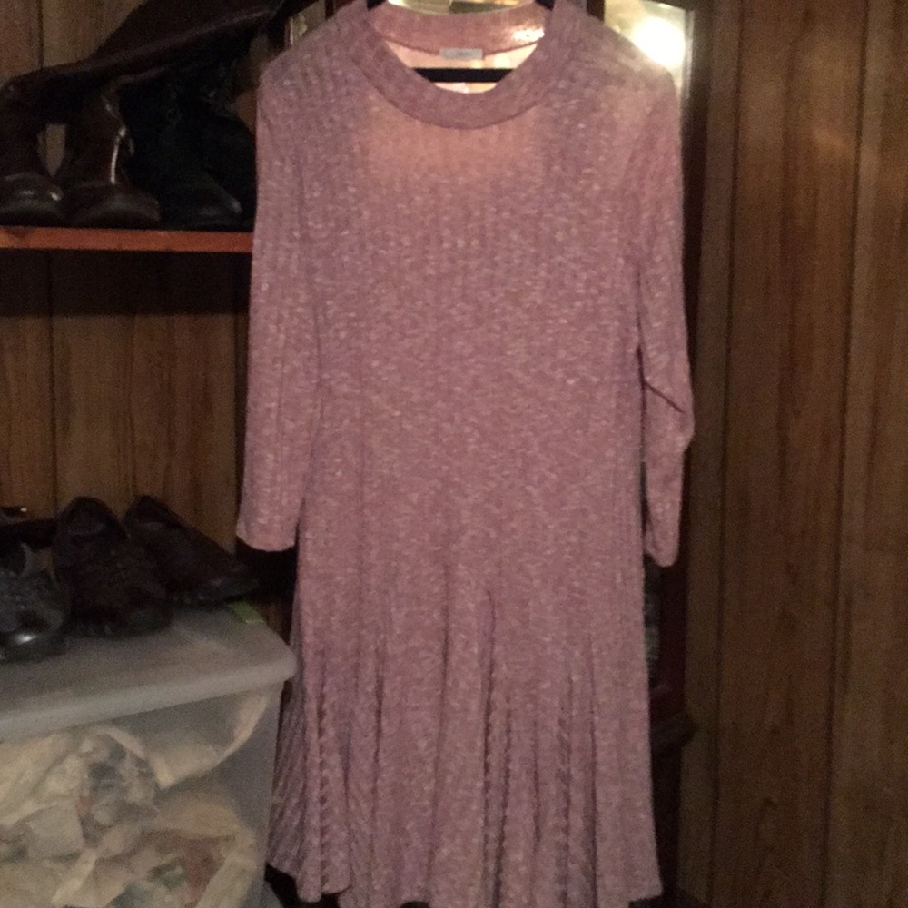 JODIFL Smoky rose, ribbed tunic